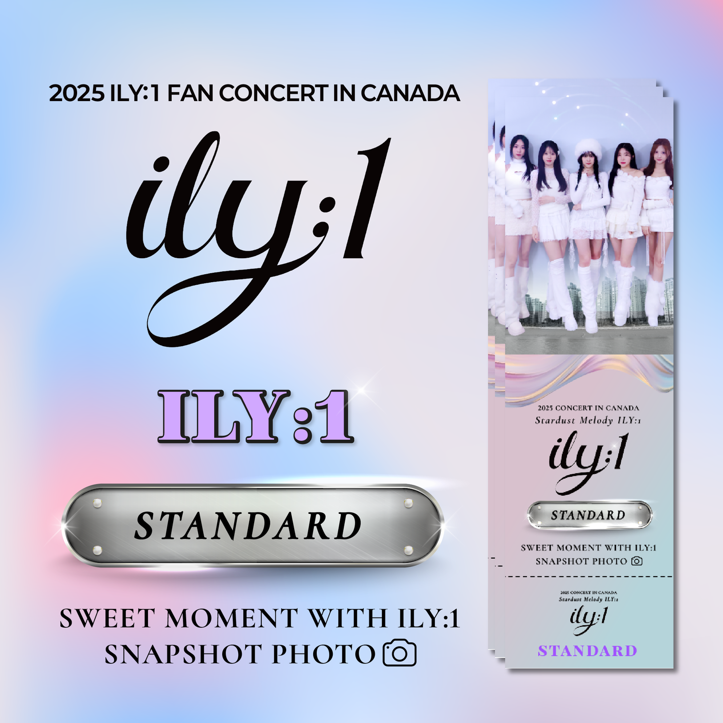 ILY:1 VANCOUVER-STANDARD SNAPSHOT PACKAGE