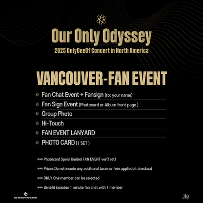 OnlyOneOf VANCOUVER-FAN EVENT