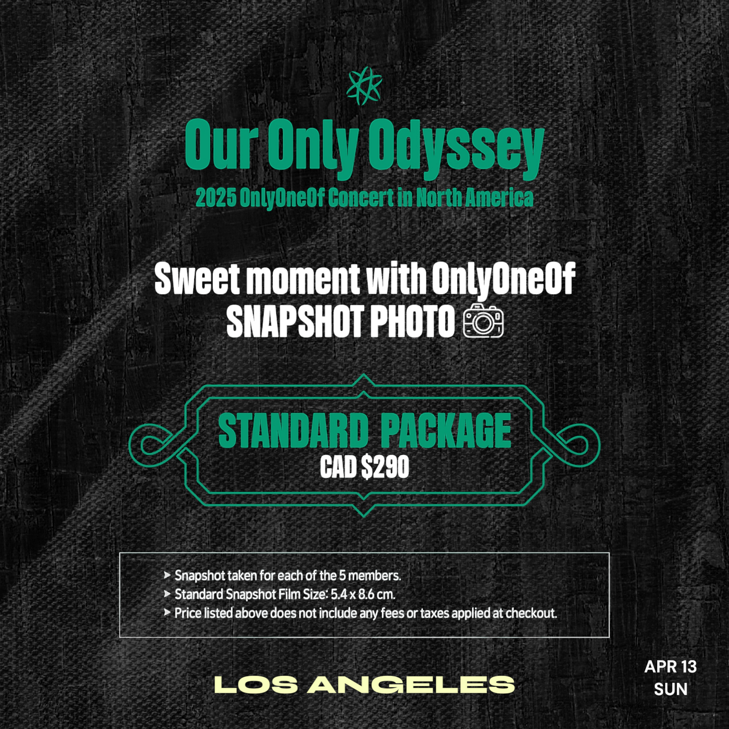 OnlyOneOf LOS ANGELES SNAPSHOT-STANDARD PACKAGE